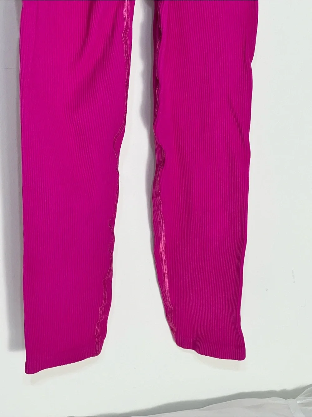 Free People NWT Women's Pink Ribbed Jumpsuit Free Throw Onesie Large